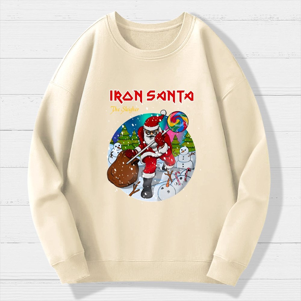 Iron Santa Geek Cotton Sweatshirt