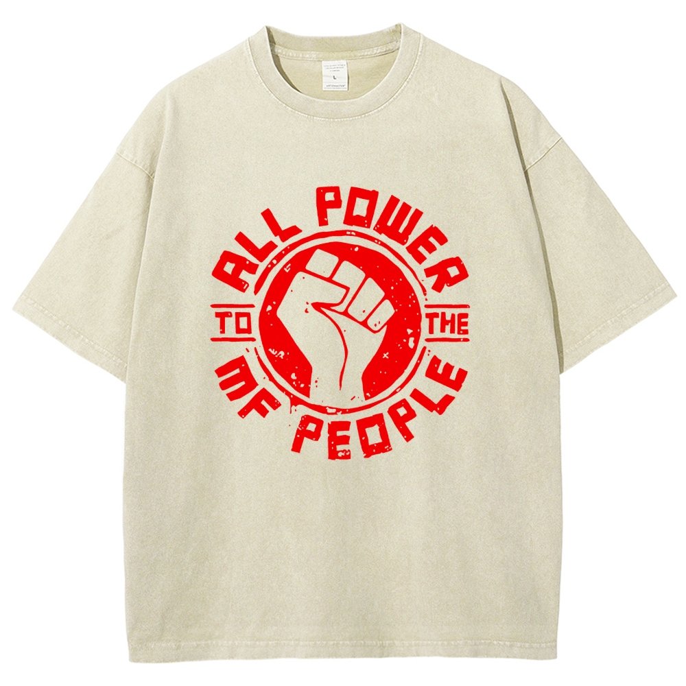 All Power Vintage Distressed T-shirt