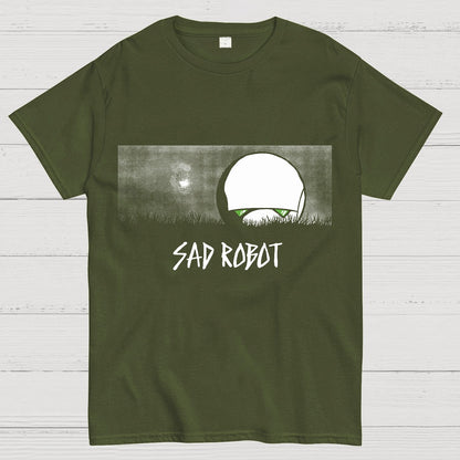 Sad Robot Geek T-Shirt