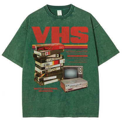 Vintage VHS Tapes  Vintage Distressed T-shirt