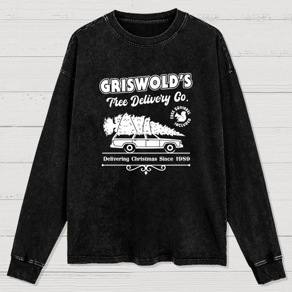 Family's Tree Delivery Washed Long Sleeve Tee