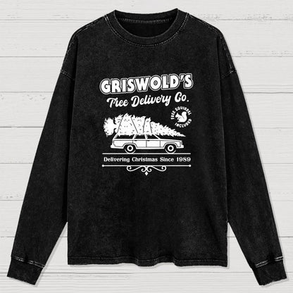 Family's Tree Delivery Washed Long Sleeve Tee