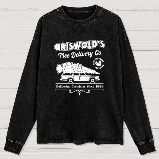 Family's Tree Delivery Washed Long Sleeve Tee