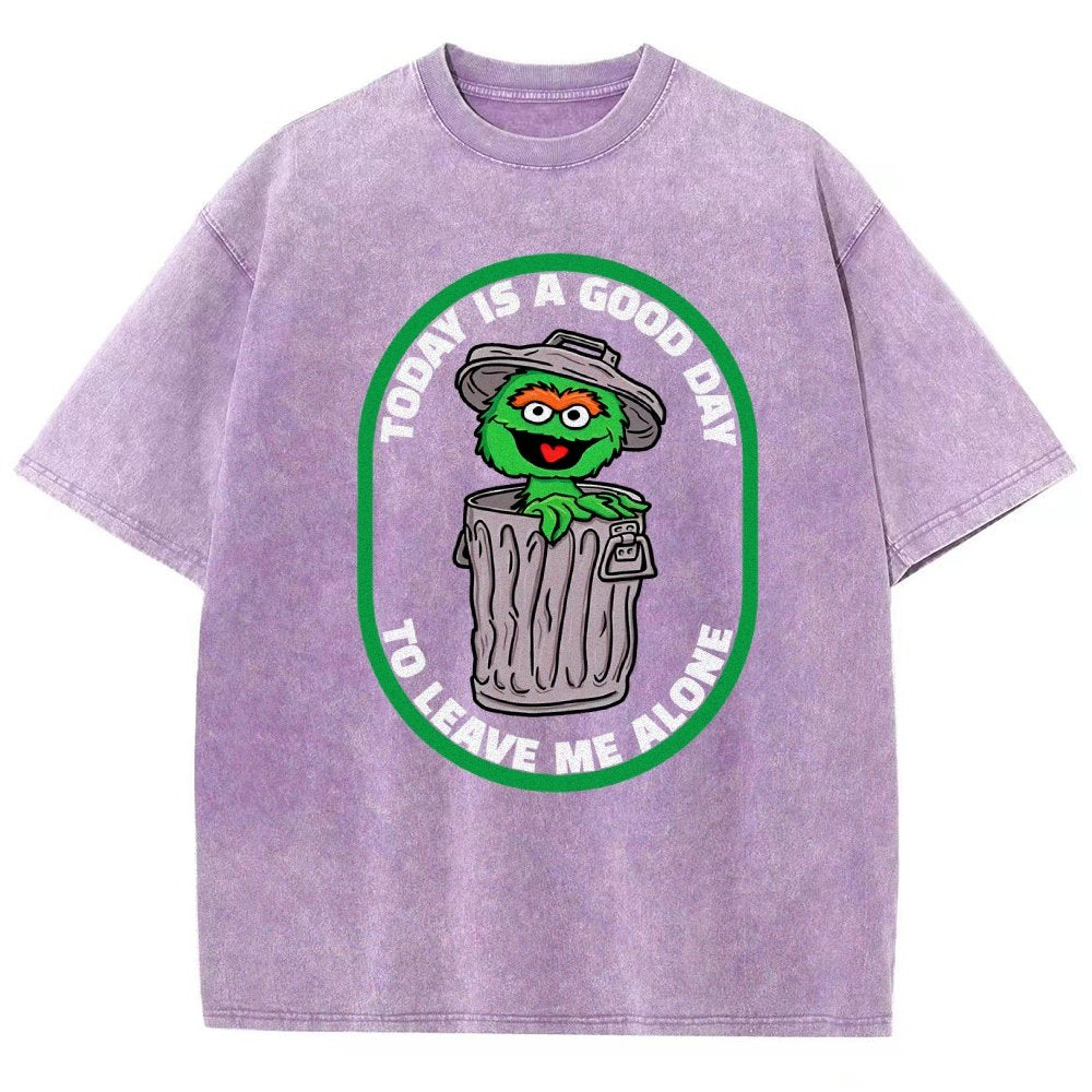 A good day to leave me alone Vintage Distressed T-shirt