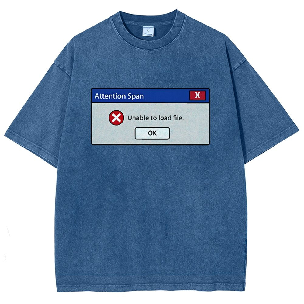 Attention Span Not Loading Vintage Distressed T-shirt