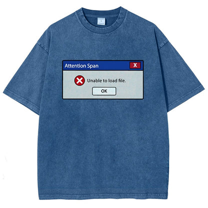 Attention Span Not Loading Vintage Distressed T-shirt