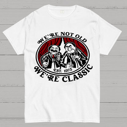 We're Not Old We're Classic Geek T-Shirt