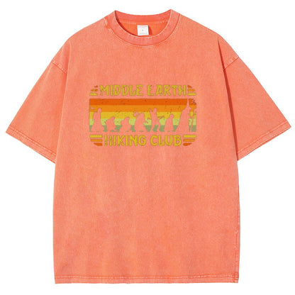 Mystic Land Hiking Club Vintage Distressed T-shirt