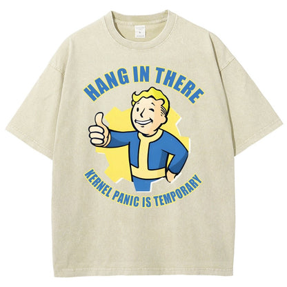 Hang in there - Kernel Panic is temporary Vintage Distressed T-shirt