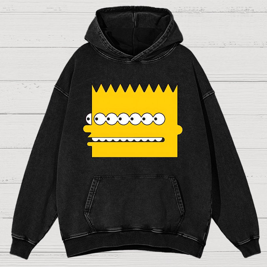 Comics Multi Multi Funny Nerd Vintage Distressed Hoodie