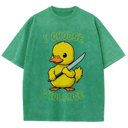 I Choose Violence Vintage Distressed T-shirt