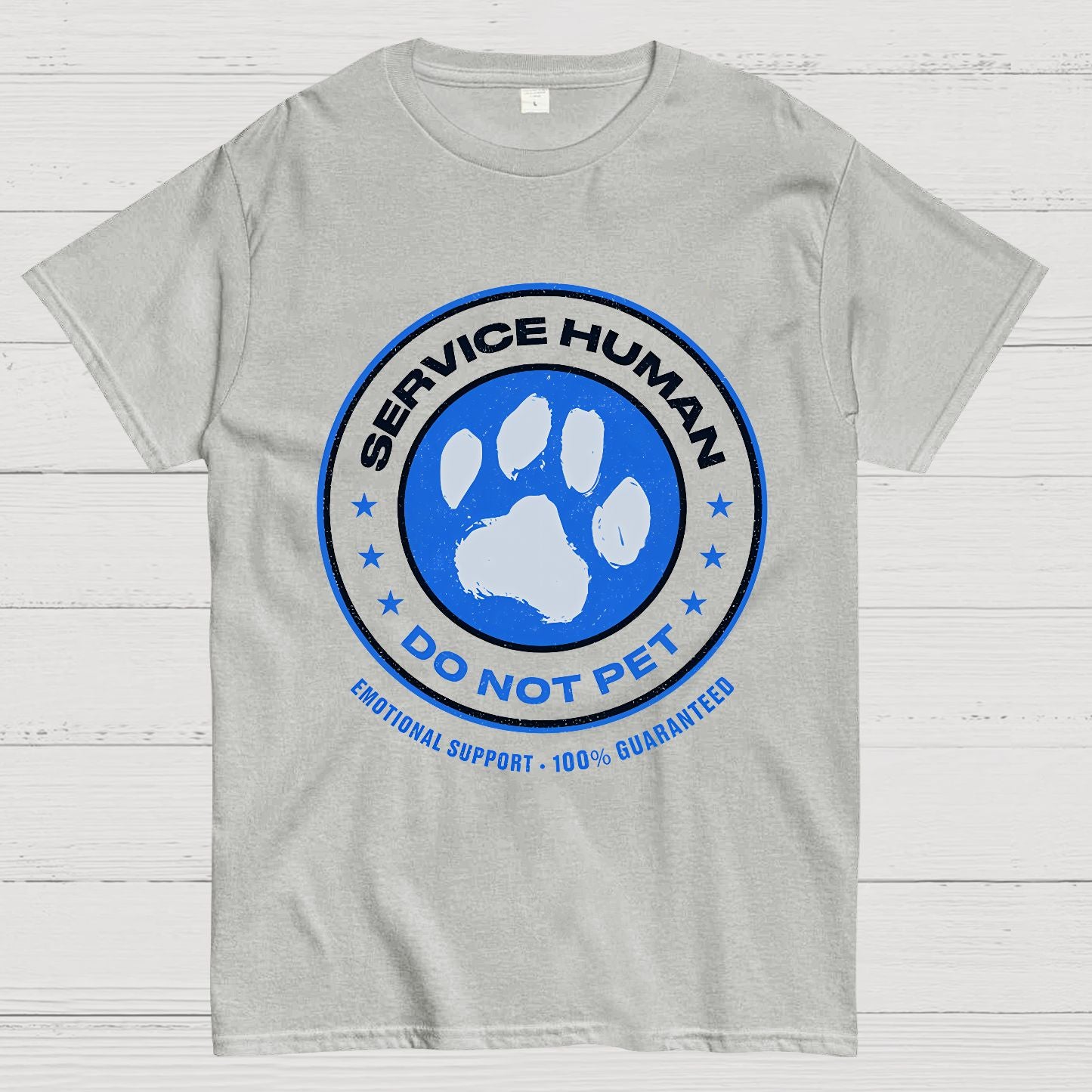 Service Human Do Not Pet Geek T-Shirt
