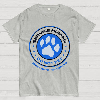 Service Human Do Not Pet Geek T-Shirt