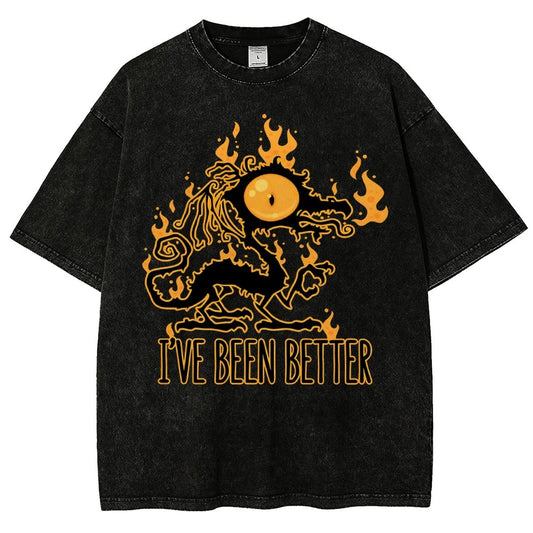 I've Been Better Scorched Crispy Dragon Vintage Distressed T-shirt