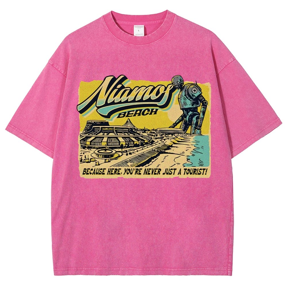 Niamos Beach Vintage Distressed T-shirt
