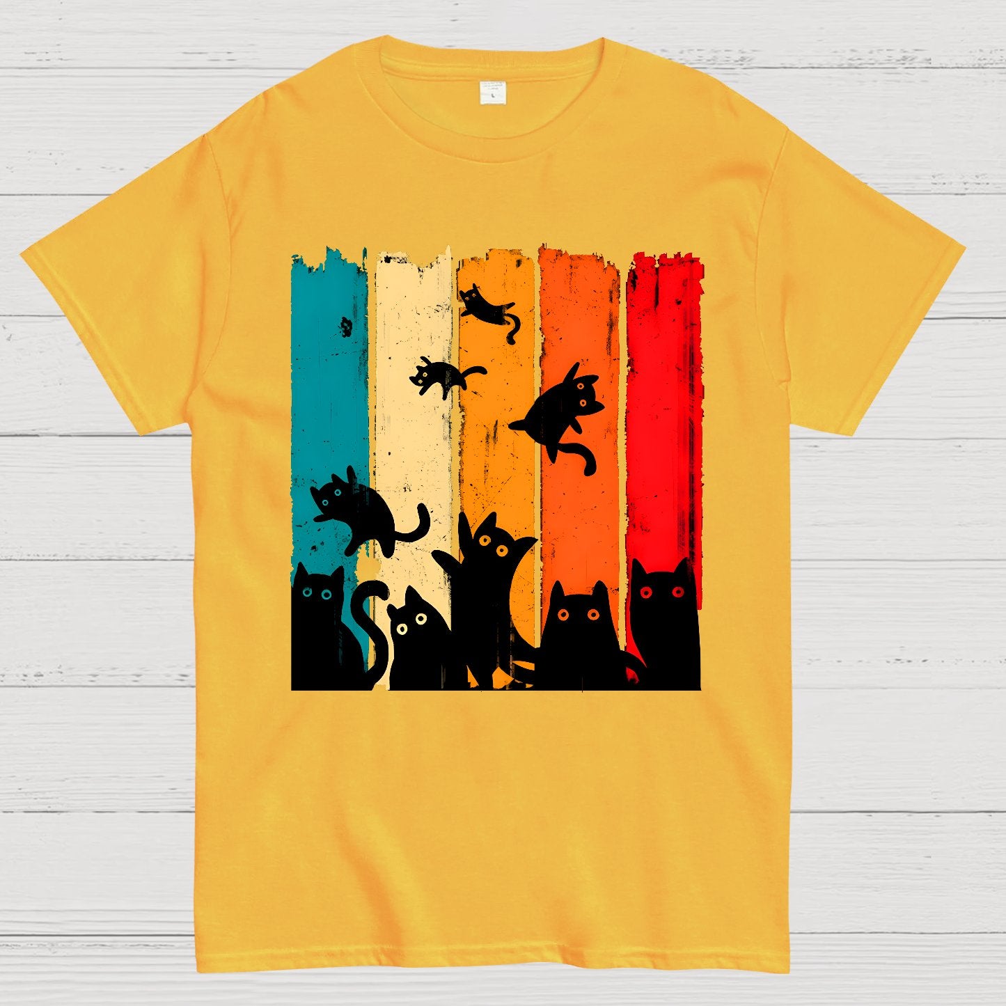 Retro Kitty Chaos Geek T-Shirt