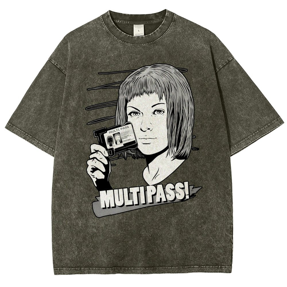 MULTIPASS! Vintage Distressed T-shirt