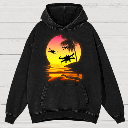 Put The Fighter Plane Next To It Vintage Distressed Hoodie