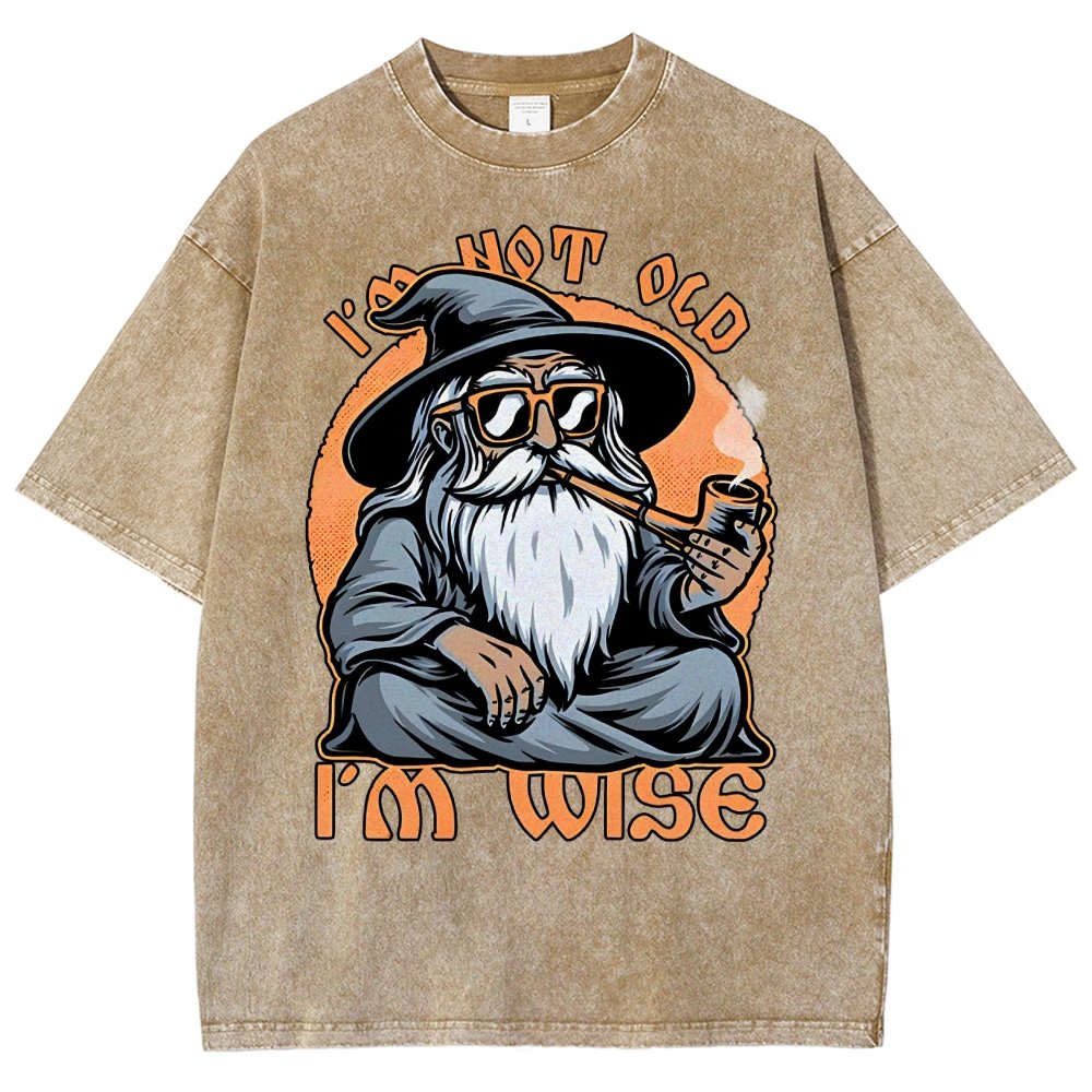 Wise Old Wizard Vintage Distressed T-shirt