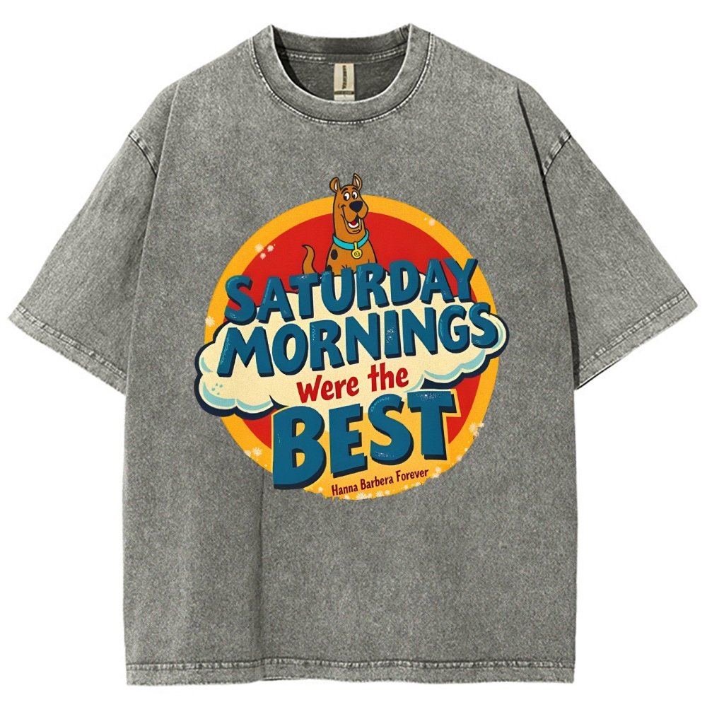 80s Saturday Morning Vintage Distressed T-shirt