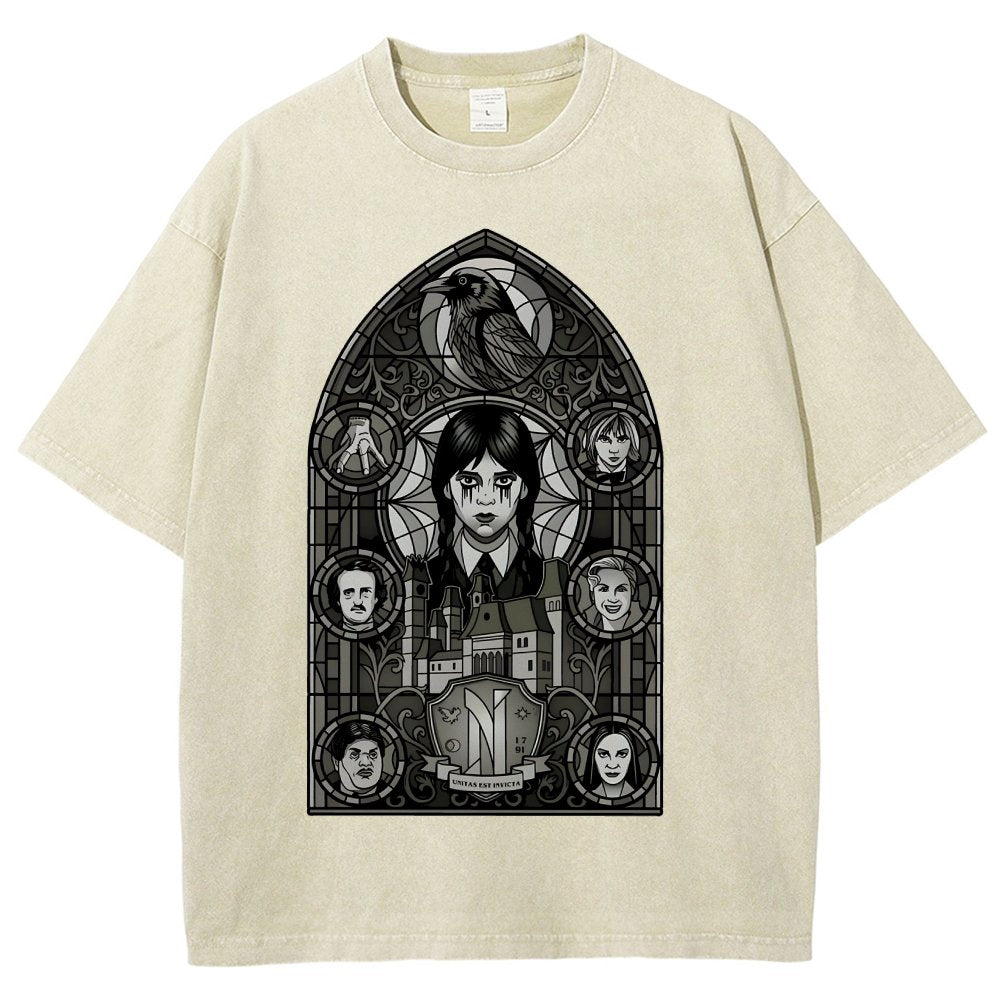 Stained Glass of Outcasts Vintage Distressed T-shirt