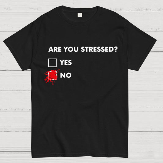 Fuuny Word Are You Stressed? No Geek T-Shirt