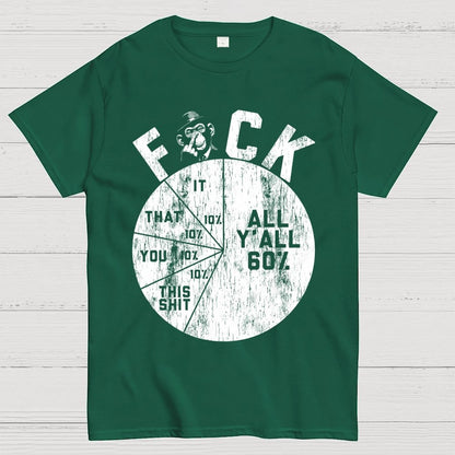 Sentiment Quantification Failure Pie Chart Geek T-Shirt