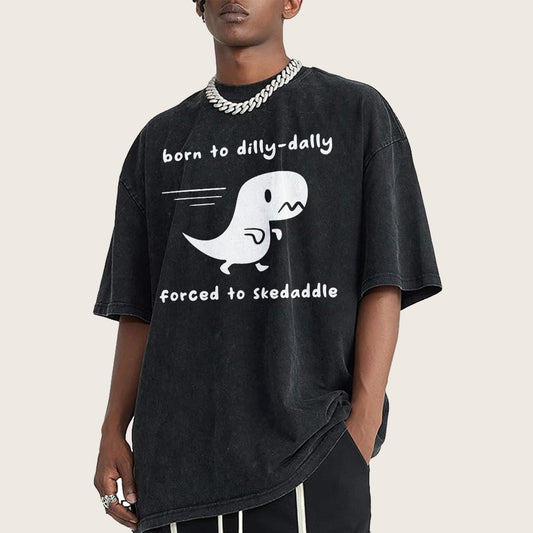 Forced To Skedaddle Vintage Distressed T-shirt