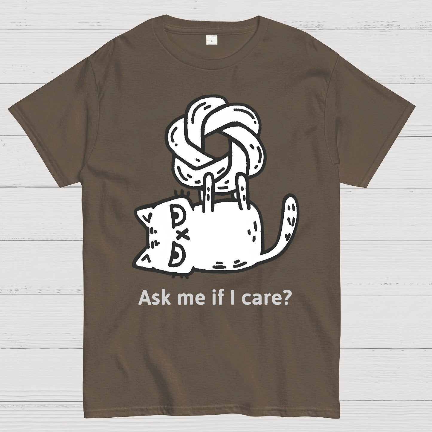 catGPT: Ask me if I care ？Geek T-Shirt