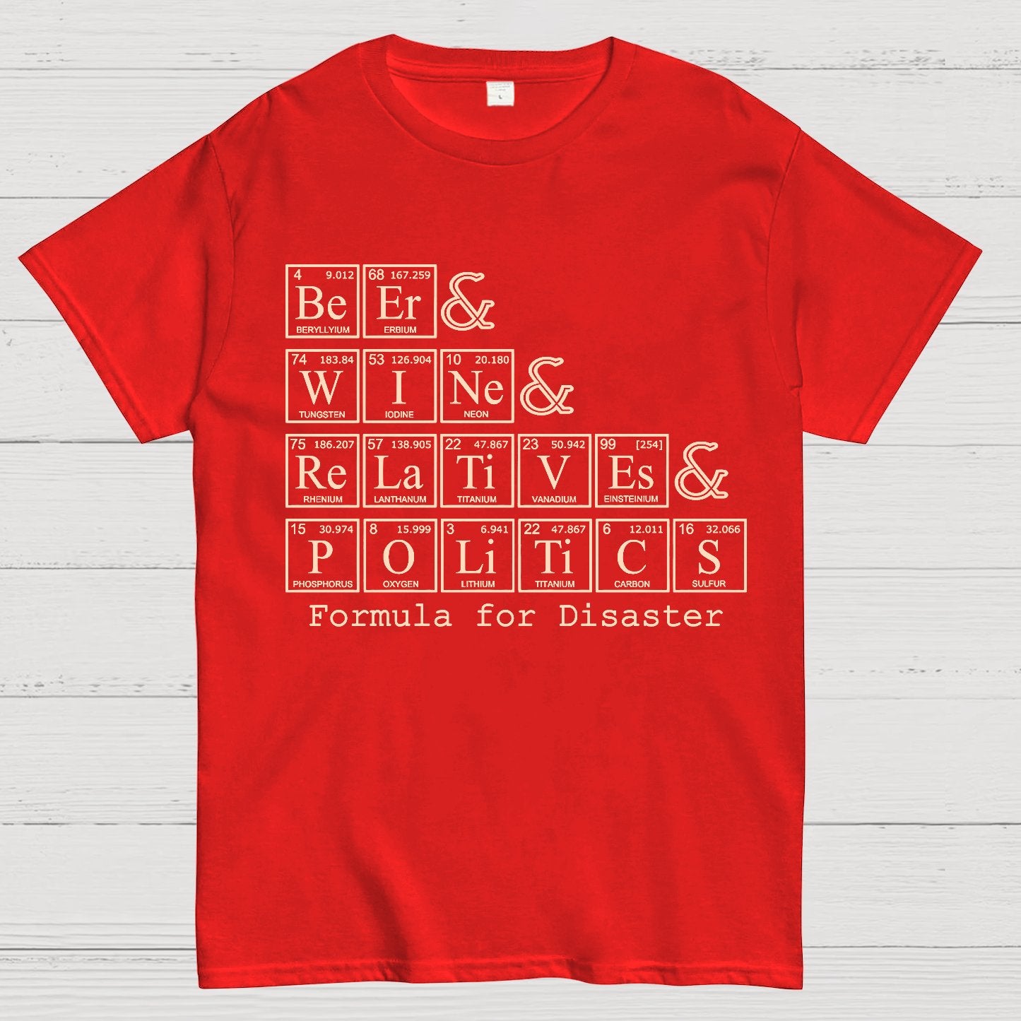Formula For Disaster Geek T-Shirt