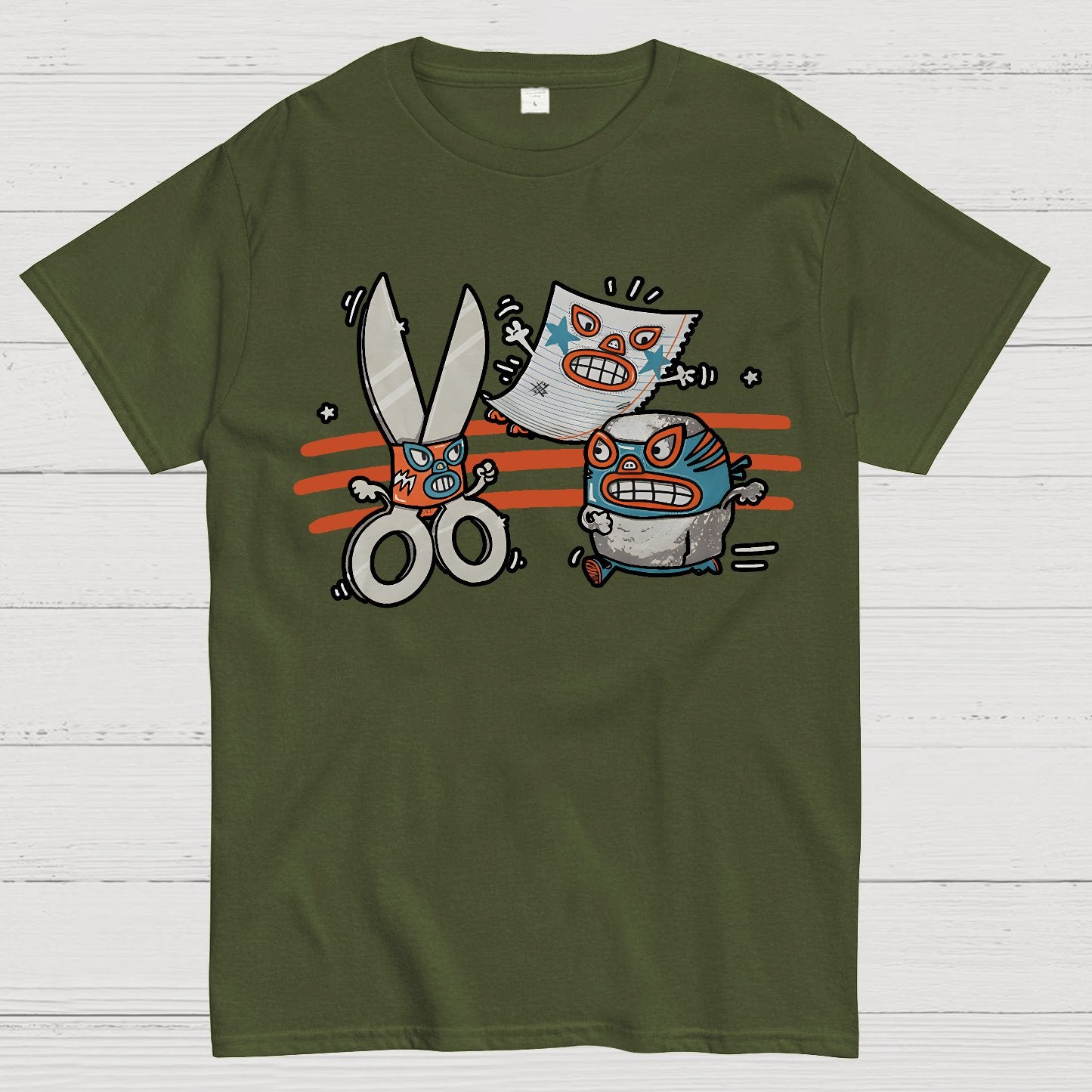 Rock, Paper, Scissor Geek T-Shirt