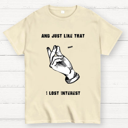 I Lost Interest Geek T-Shirt
