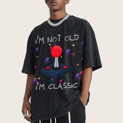 I'm Not Old I'm Classic Video Game Vintage Distressed T-shirt