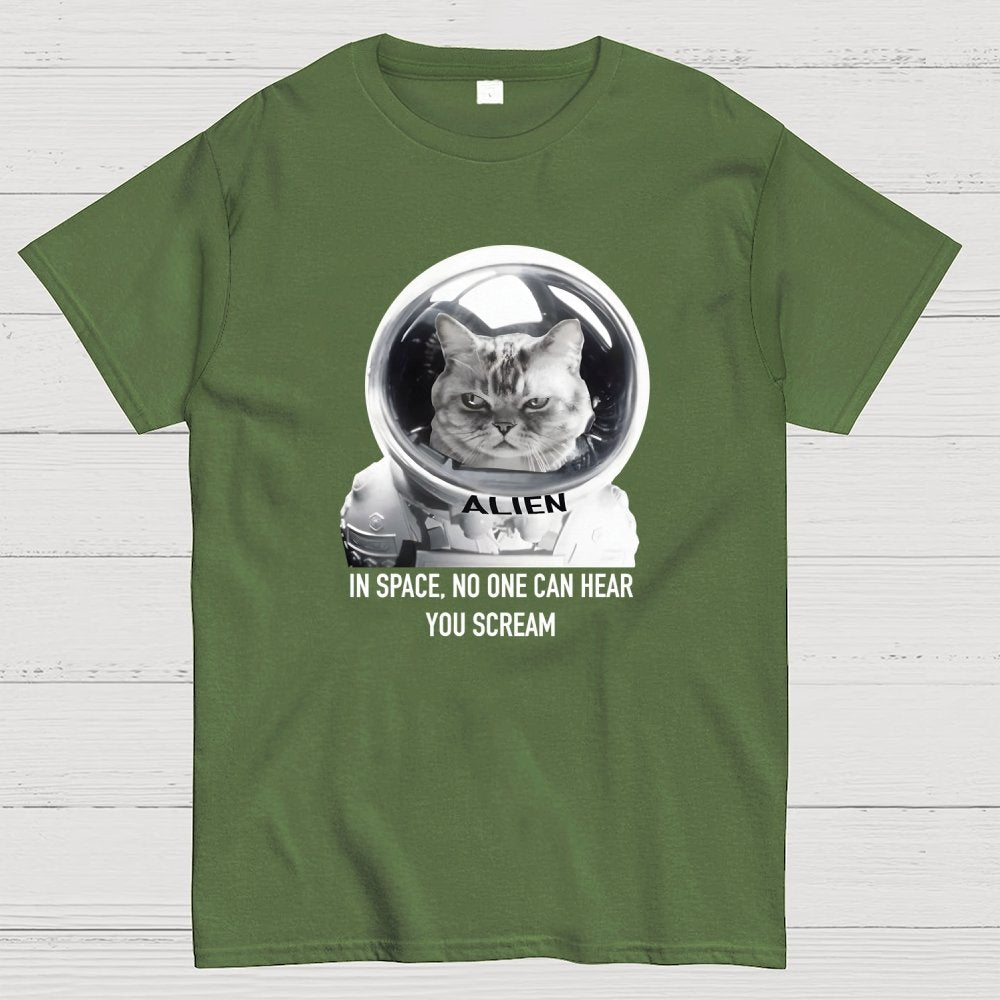 In Space No One Can Hear You Scream Geek T-Shirt