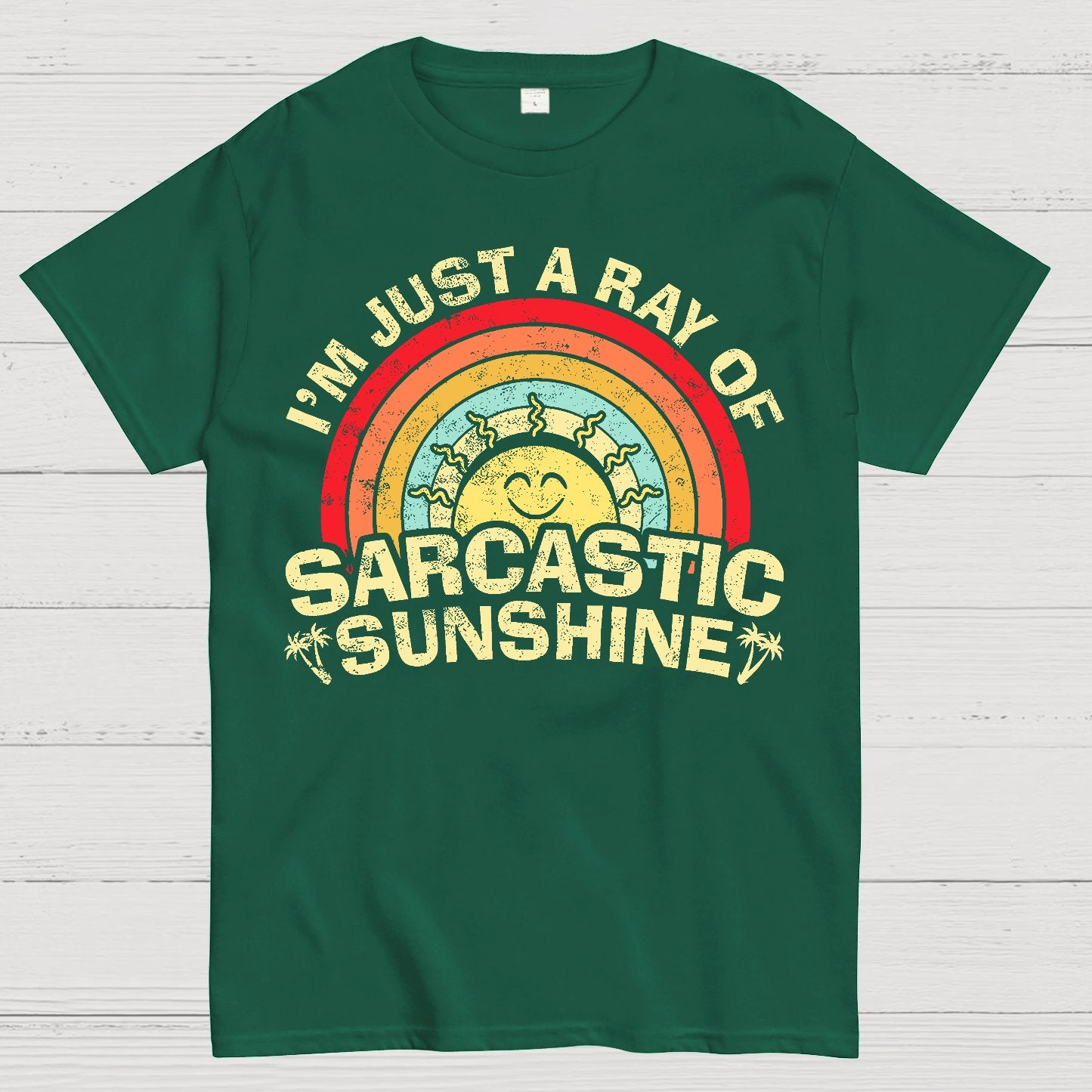 I'm Just A Ray Of Sarcastic Sunshine  Funny Sarcastic Sayings Geek T-Shirt