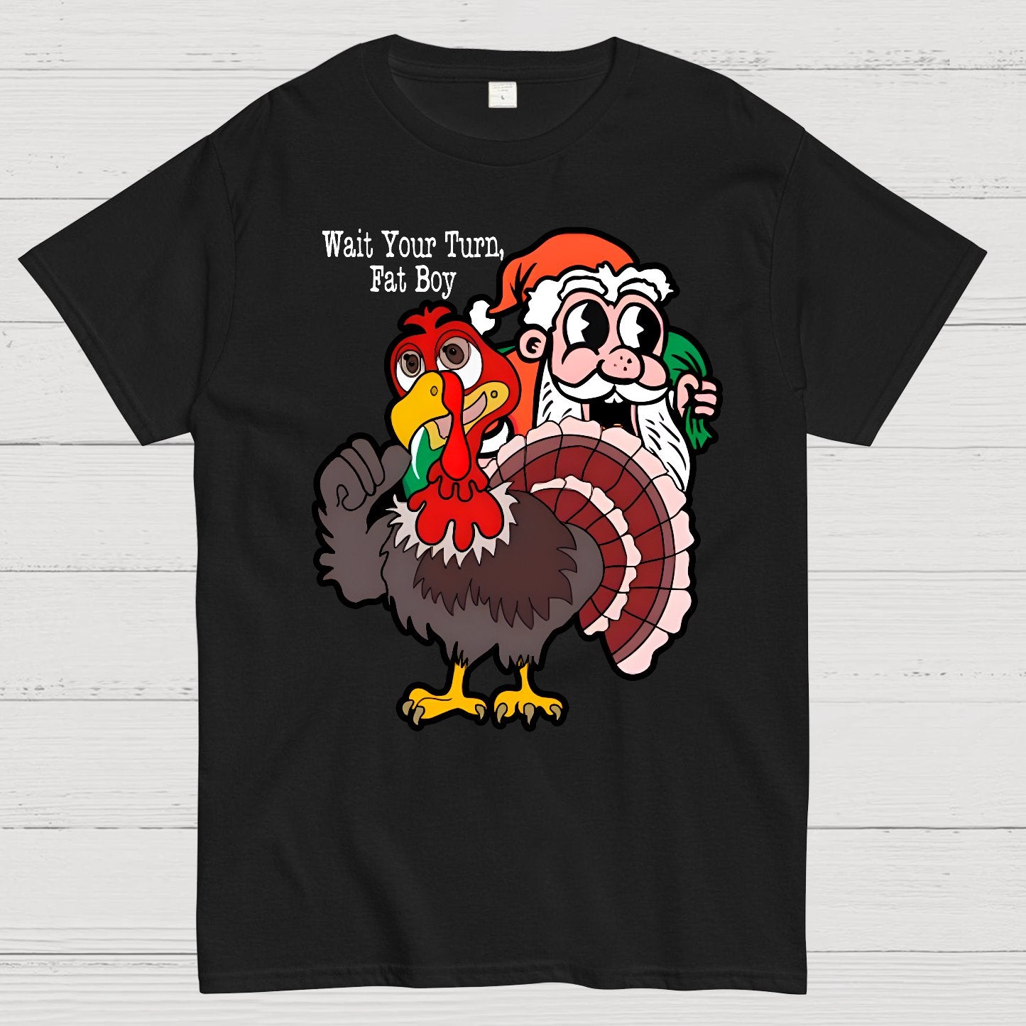 Wait Your Turn, Fat Boy Geek T-Shirt