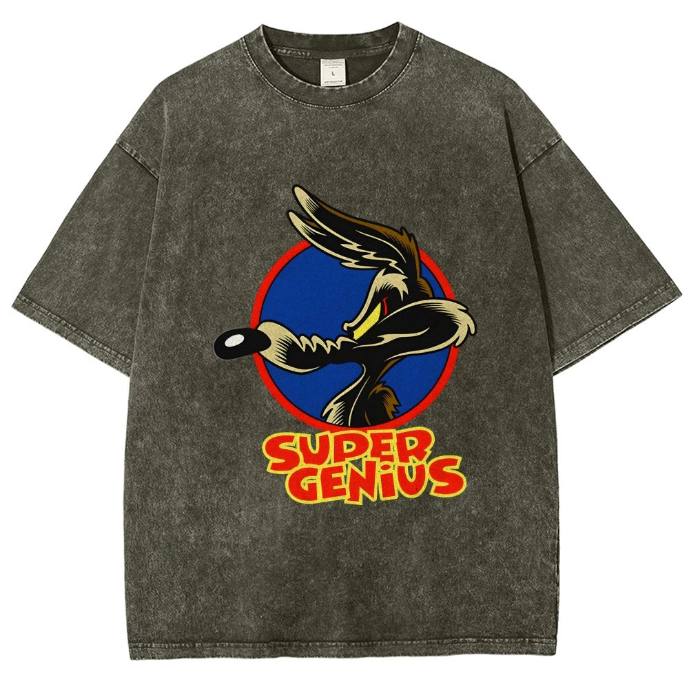 Dick Coyote Super Genius Vintage Distressed T-shirt