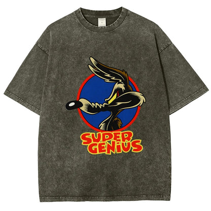 Dick Coyote Super Genius Vintage Distressed T-shirt