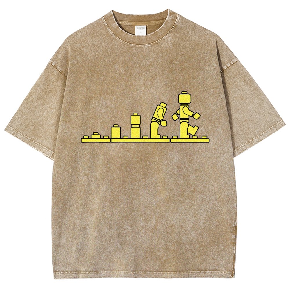Bricks Evolution Vintage Distressed T-shirt