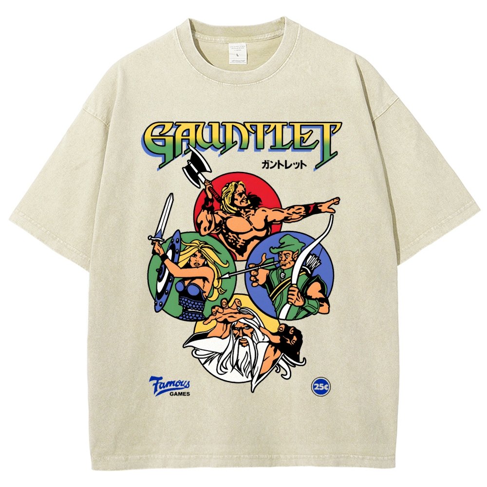 Gauntlet Retro Vintage Arcade Gaming Vintage Distressed T-shirt