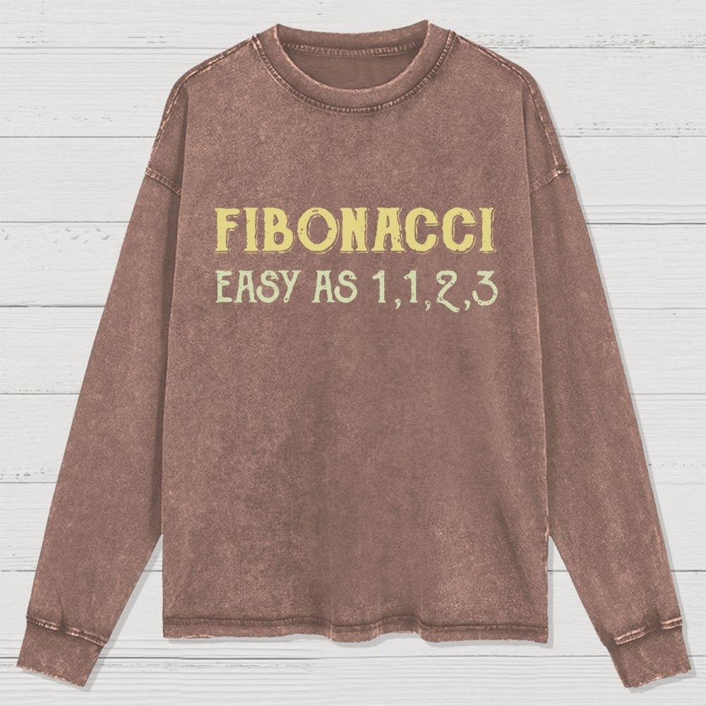 Easy As 1123 Washed Long Sleeve Tee