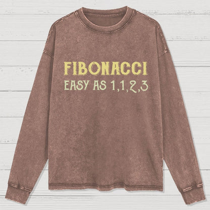 Easy As 1123 Washed Long Sleeve Tee