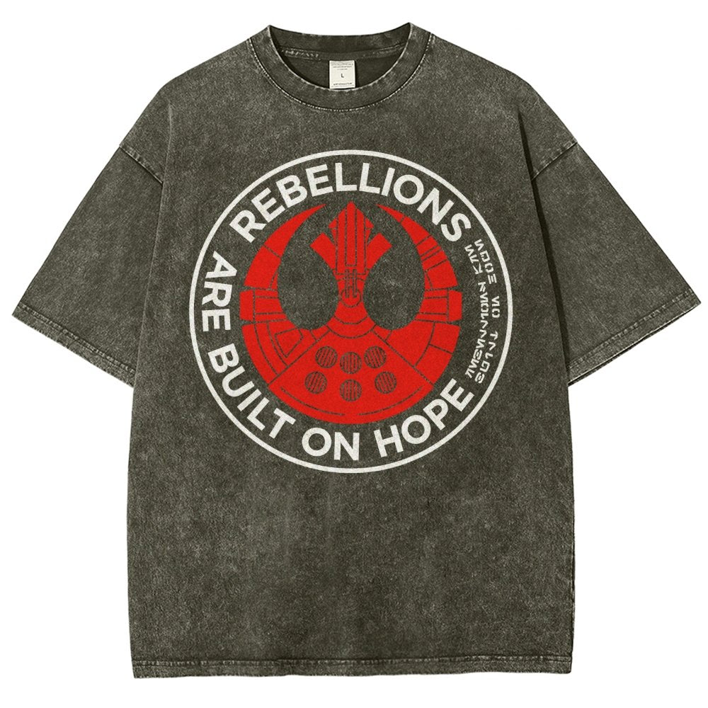 Rebellions Are Built on Dreams Vintage Distressed T-shirt