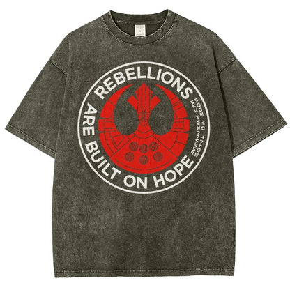Rebellions Are Built on Dreams Vintage Distressed T-shirt