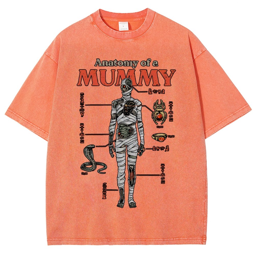 Mummy Anatomy Vintage Distressed T-shirt