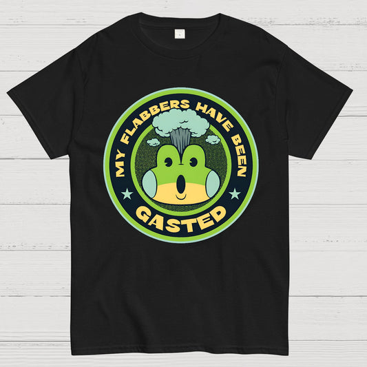 My Flabbers Have Been Gasted Funny Frog Geek T-Shirt