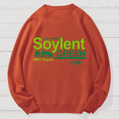 Soylent Green Geek Cotton Sweatshirt