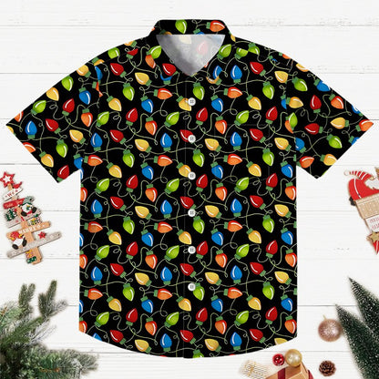 Christmas Lights Printing Geeky Shirt