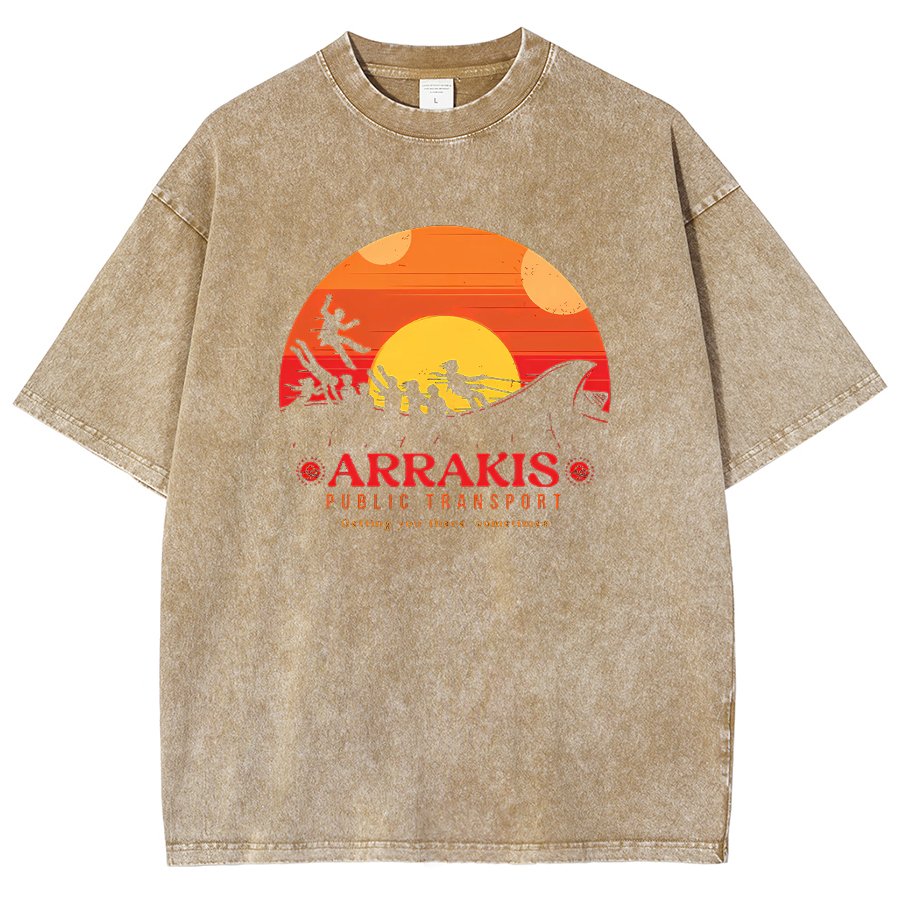 Mystic Land Getting You There Sometimes Vintage Distressed T-shirt