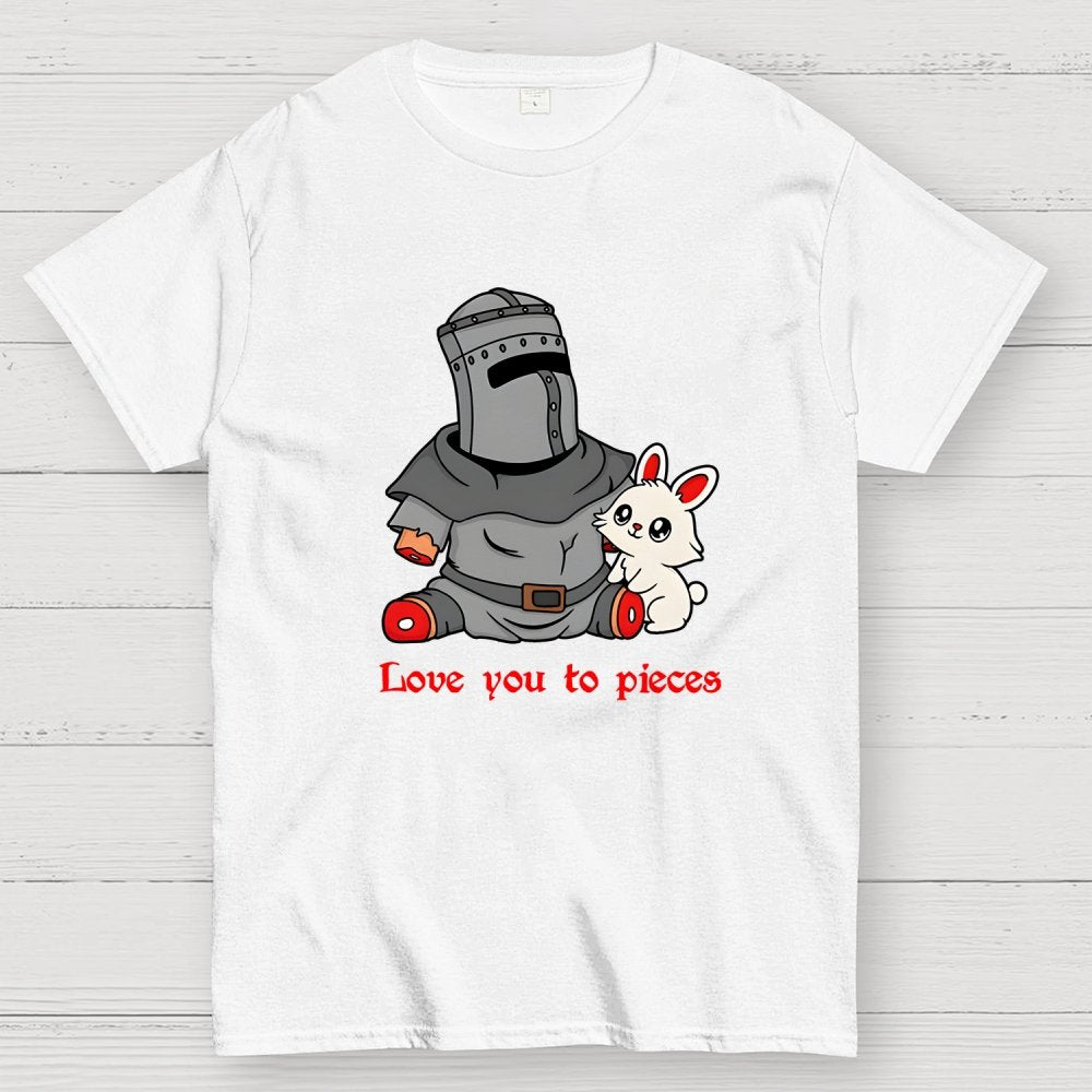 Love you to Pieces Knight and Bunny Geek T-Shirt